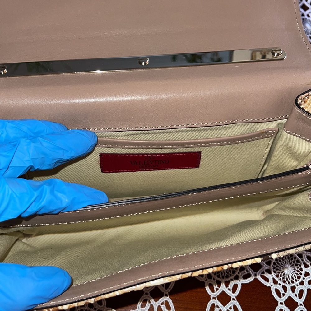 Valentino Python Va Va Voom Shoulder Bag - image 5